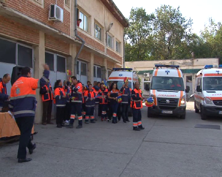 Protest la Ambulanță! Ce nemulțumiri au sindicaliștii