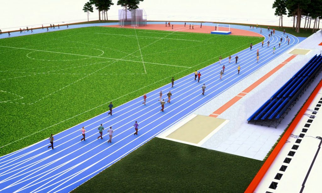 STADIONUL DE ATLETISM, GATA DE INAUGURARE! De când vor avea acces buzoienii pe pistă. Anunț făcut de Clubul Gloria