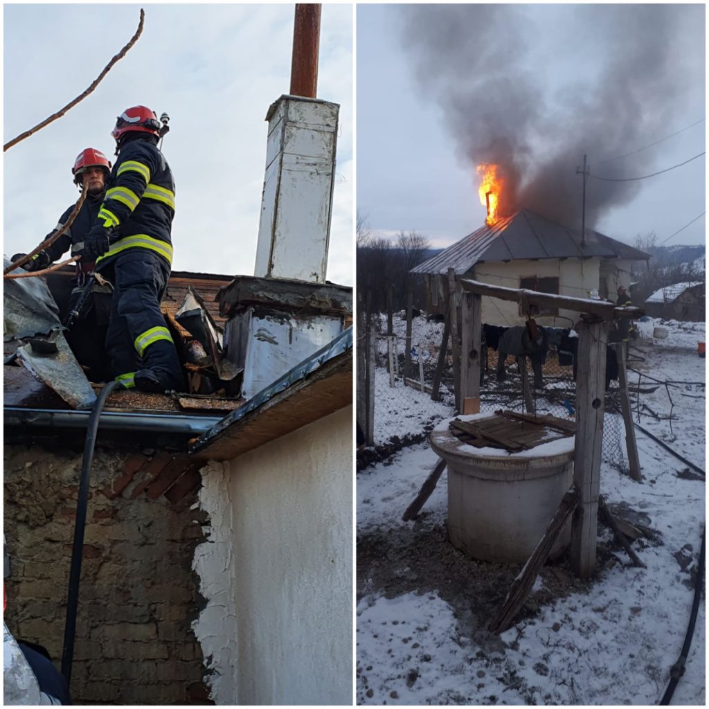 POMPIERII ÎN ALERTĂ. Val de incendii din cauza gerului