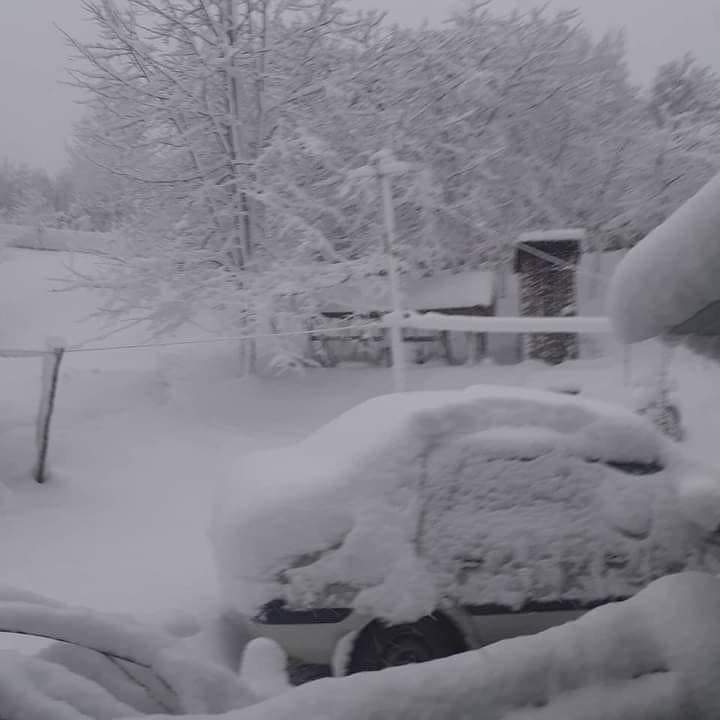 CE IARNĂ FRUMOASĂ AVEM ÎN PRIMĂVARA ASTA! Zăpadă de 10-15 cm, la Bisoca și Plaiul Nucului. Și iarna nu se dă dusă (FOTO)