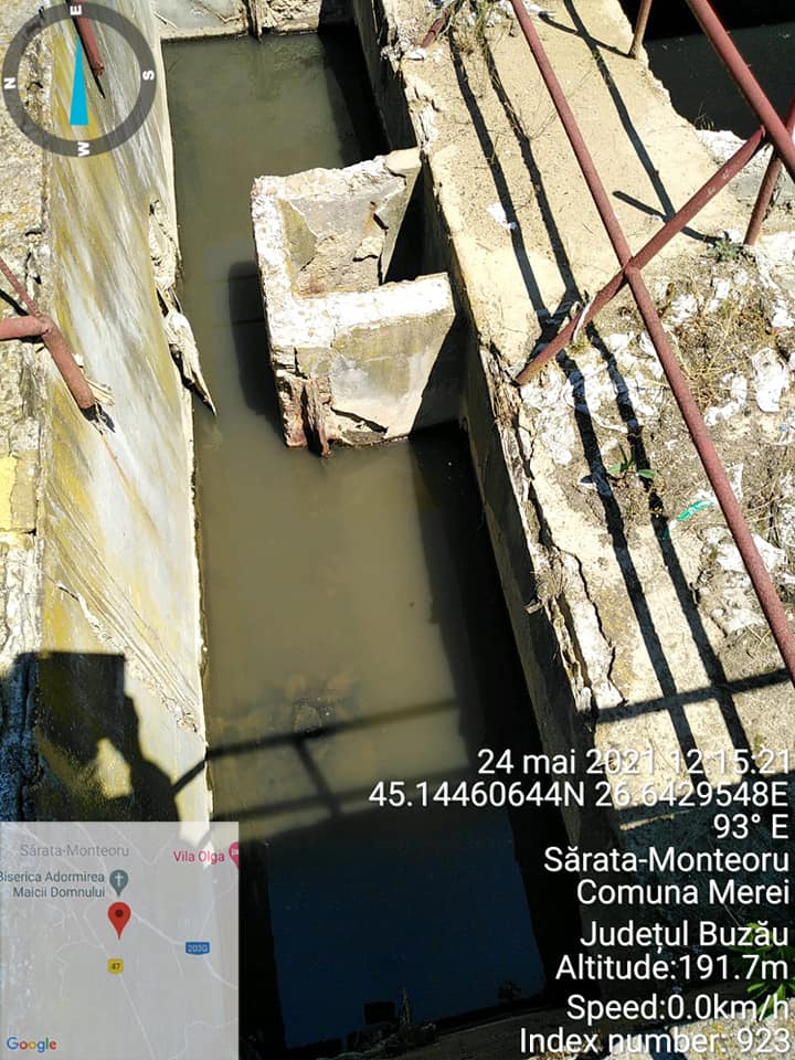 Amendă record pentru Compania de Apă. Garda de Mediu a dat sancțiunea, pentru nereguli la stațiile de epurare de la Merei și Pogoanele