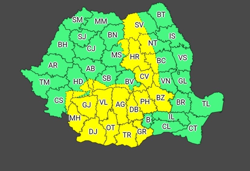 Ploile nu mai contenesc. Încă o avertizare de la meteorologi. E vizat și Buzăul