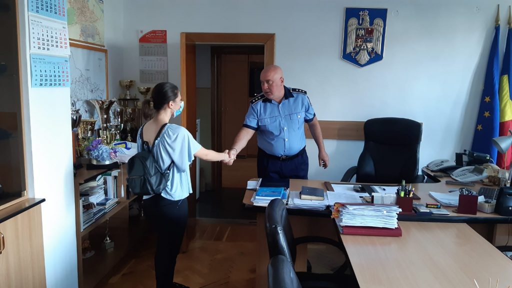Singura elevă din Buzău cu 10 la bacalaureat, anul acesta, a ajuns la Poliție. Ce i s-a întâmplat acolo (FOTO)