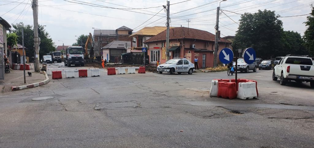 Pe aici nu se trece! Trafic interzis timp de o săptămână pe un tronson din strada Transilvaniei (Video+foto)