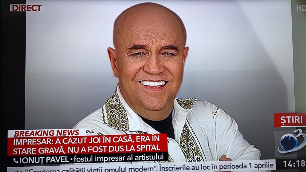 Benone Sinulescu, găsit inconștient în casă. E în stare gravă, într-un centru de îngrijiri paliative