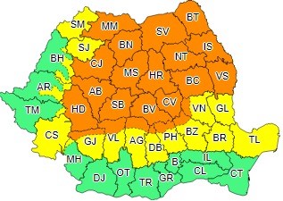 După caniculă, ploi și vijelii! Zona de munte a Buzăului, sub cod portocaliu de precipitații abundente