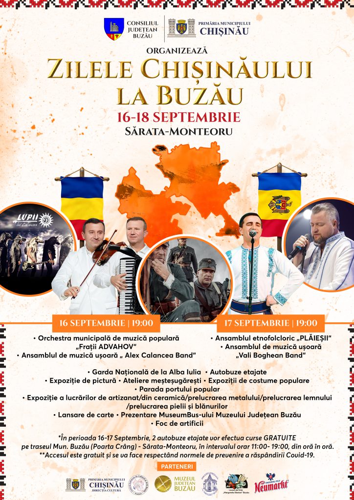 Pregătiri pentru “Zilele Chișinăului la Buzău”. Când va avea loc festivalul, ce surprize pregătesc organizatorii