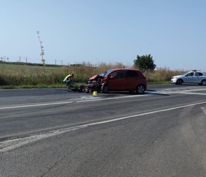 (UPDATE) Accident pe DN1B. Mai multe victime, trafic blocat