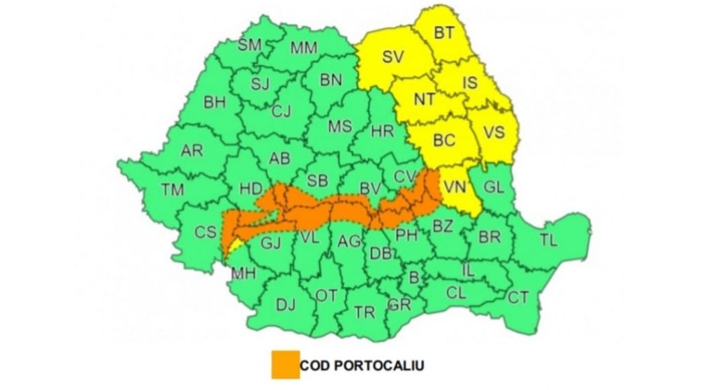 Cod portocaliu de vânt în Buzău! Ce măsuri de urgență a impus Prefectura