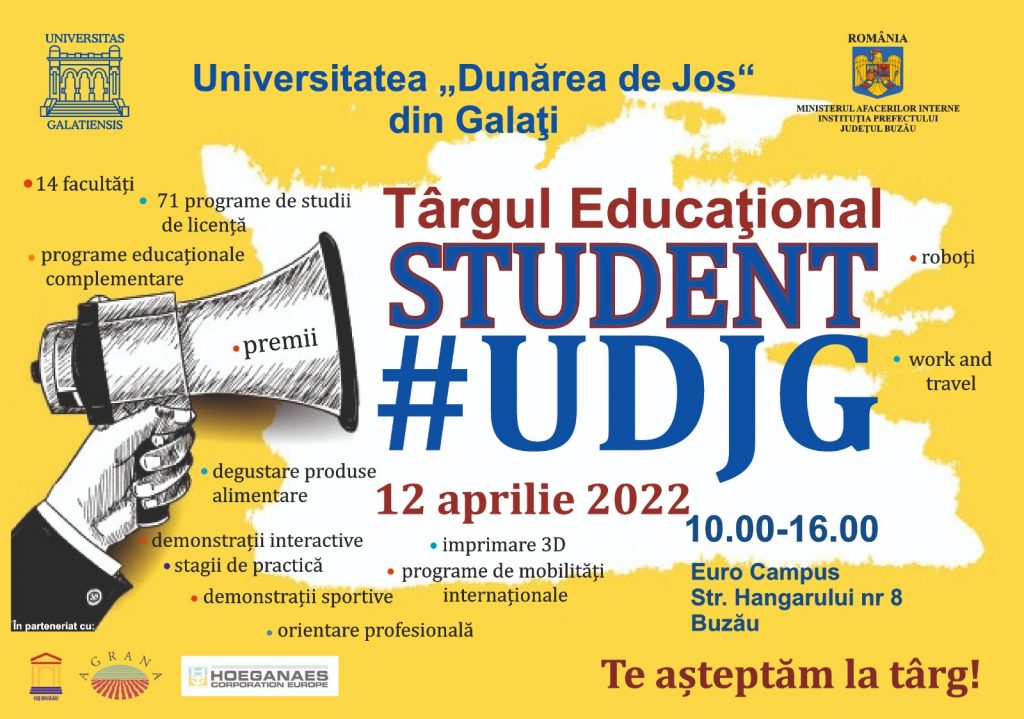 Eveniment dedicat viitorilor studenți, organizat în premieră la Buzău. De ce trebuie să fii prezent