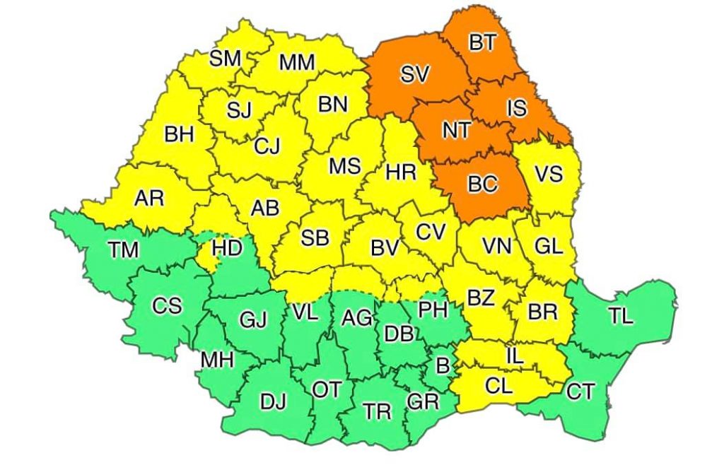 Ploi abundente până mâine dimineață! Ce spun meteorologii