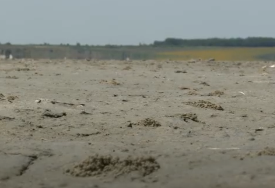 VIDEO  Peisaj lunar: lacul din Buzău care a secat din cauza secetei. Climatolog: ”Astfel de episoade vor fi și în anii și deceniile care urmează”