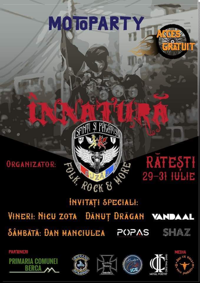 Senzație pe două roti, în premieră la Buzău! Prima ediție MOTO PARTY ÎN NATURĂ