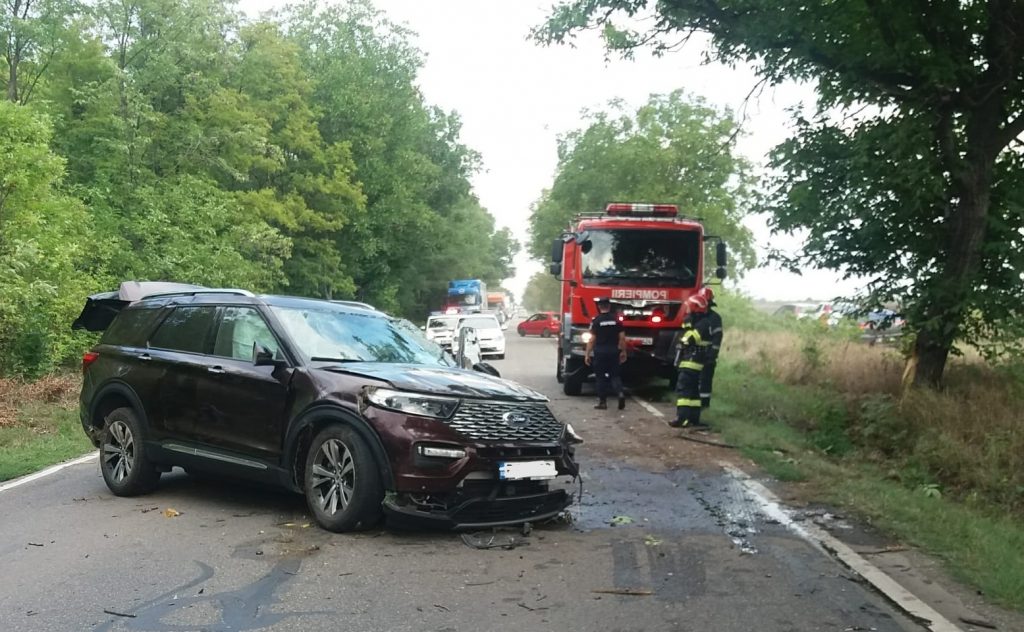 Trafic blocat pe șoseaua spre Ploiești în urma unui accident rutier grav