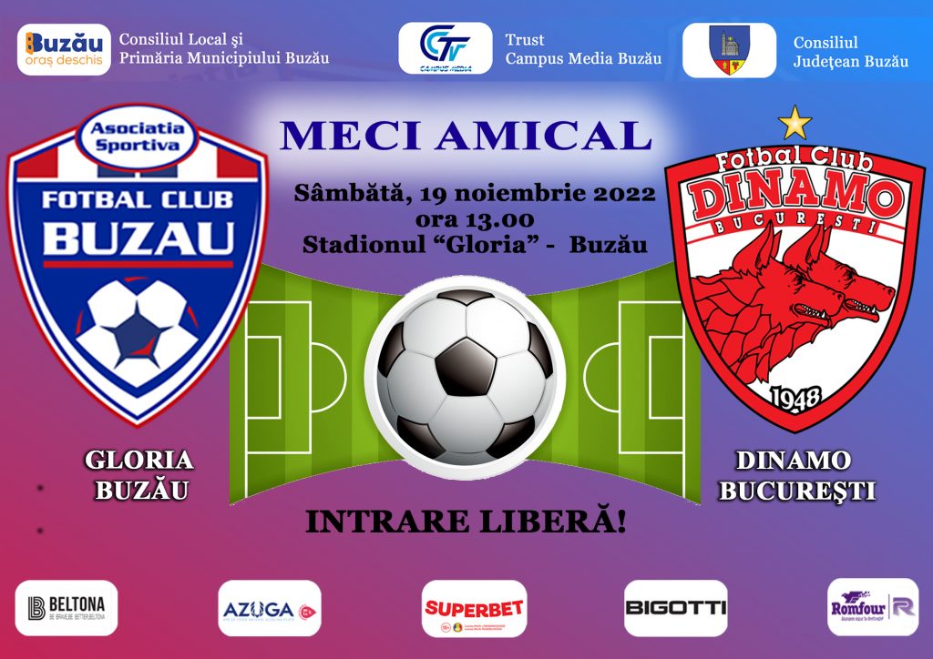(FOTO) Amical Gloria Buzău-Dinamo București, intrare gratuită