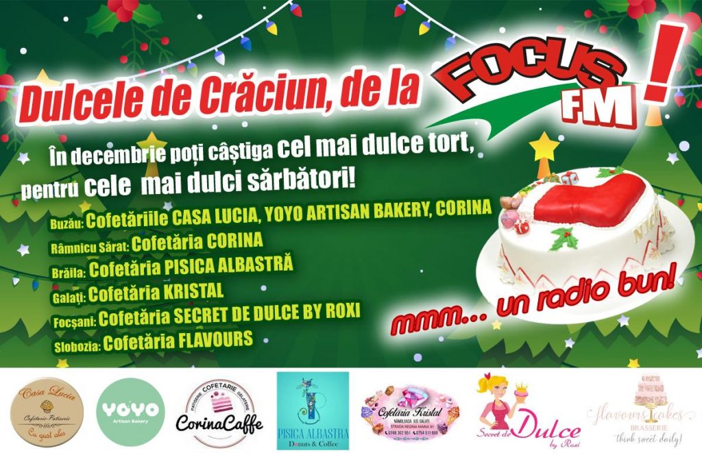 O săptămână dulce cu Focus Fm. Noi câștigători, iar campania merge mai departe până pe 23 decembrie