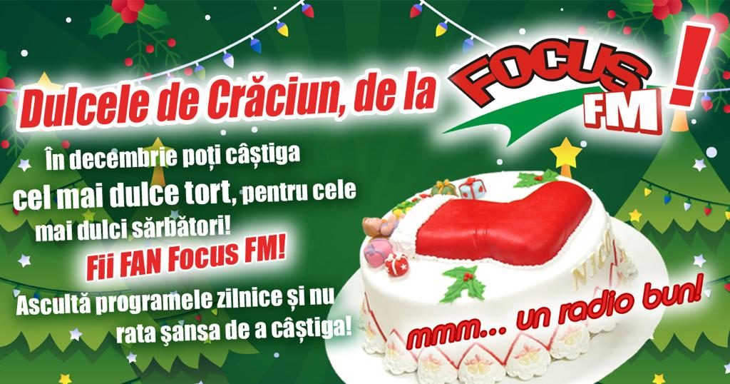 Dulce de Crăciun, la Focus FM