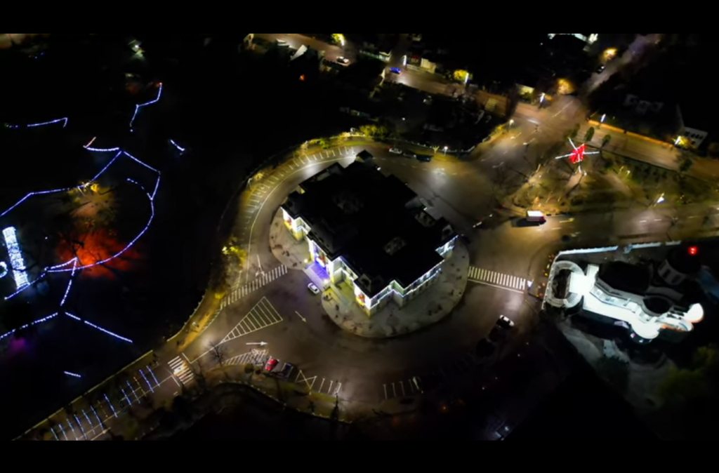 (VIDEO) Imagini impresionante. Cum arată Rămnicu Sărat văzut dintr-o dronă