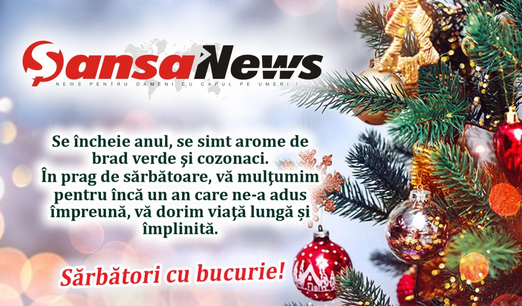 ȘansaNews vă urează CRĂCIUN FERICIT!