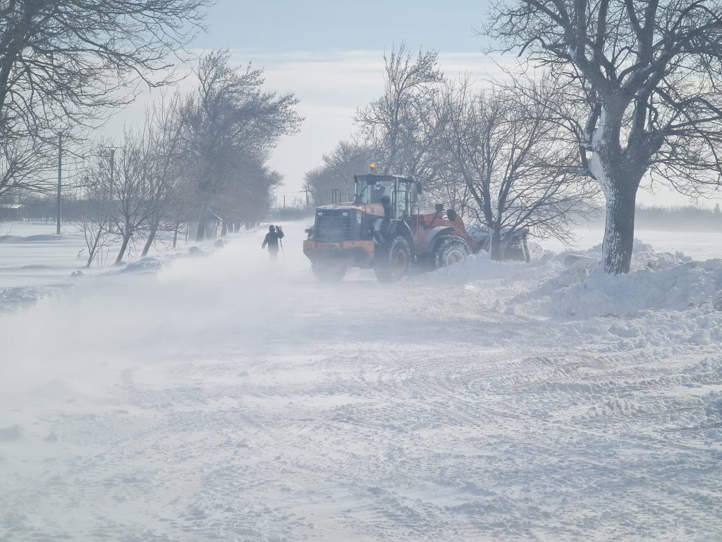 Buzăul, din nou, sub avertizare Cod Galben de viscol
