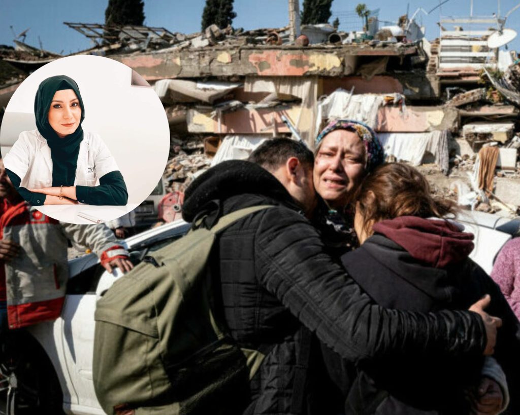 Merve Oruç, medic de origine turcă, stabilit în Buzău, alături de victimele cutremurului. Campanie umanitară, organizată la Spitalul Județean