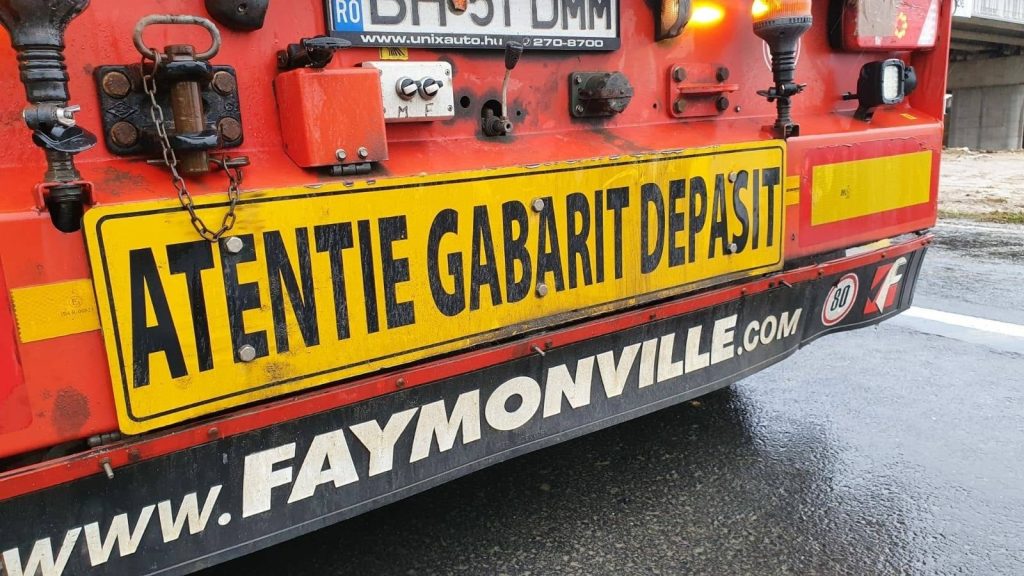 Atenție pe DN2! Transport agabaritc în zonă