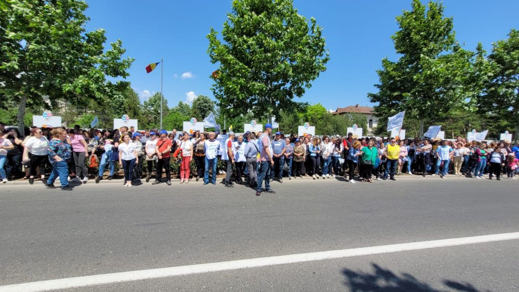 Măsuri după protestul profesorilor. Ce au decis jandarmii după ce sindicaliștii au scandat pe Calea Eroilor