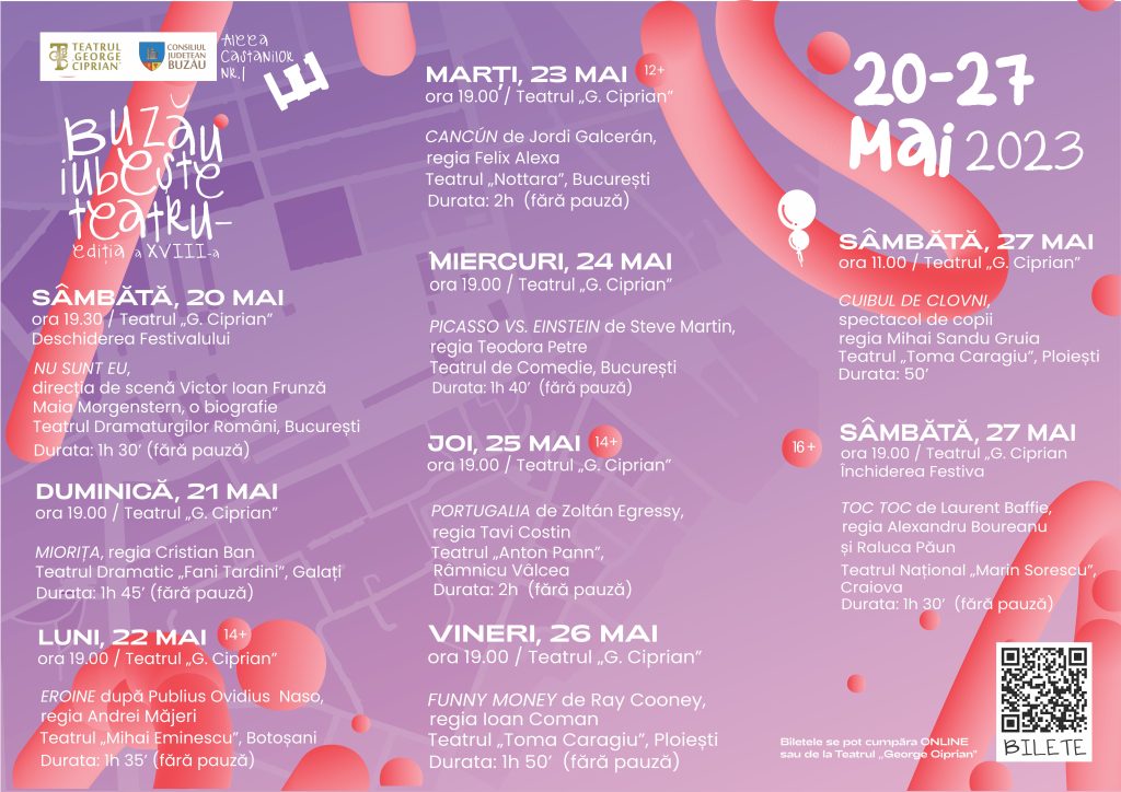 (FOTO) Pregătiri în linie dreaptă pentru o nouă ediție a festivalului „Buzău iubește teatrul”. Au mai rămas nouă zile!