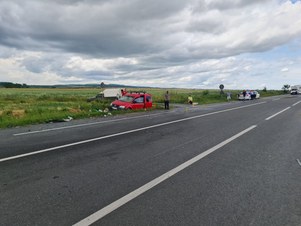 Accident în zona Podul Bulgarului. Două persoane necesită îngrijiri medicale
