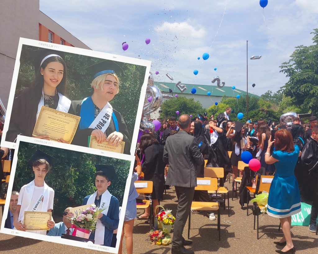 (Video) Absolvenții de ”Eminescu” fără nicio oră predată în clădirea simbol a Colegiului. Două generații de sacrificiu, patru șefi de promoție