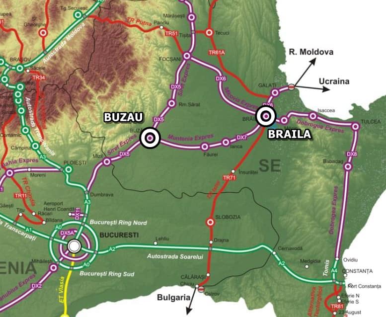 Proiectul Drumului Expres Buzău-Brăila, într-o nouă etapă. Sunt analizate variantele de traseu