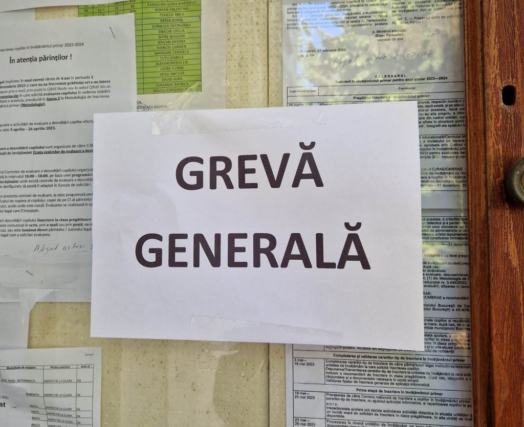 Week-end decisiv pentru educație. Încetează sau nu, de marți, greva generală?