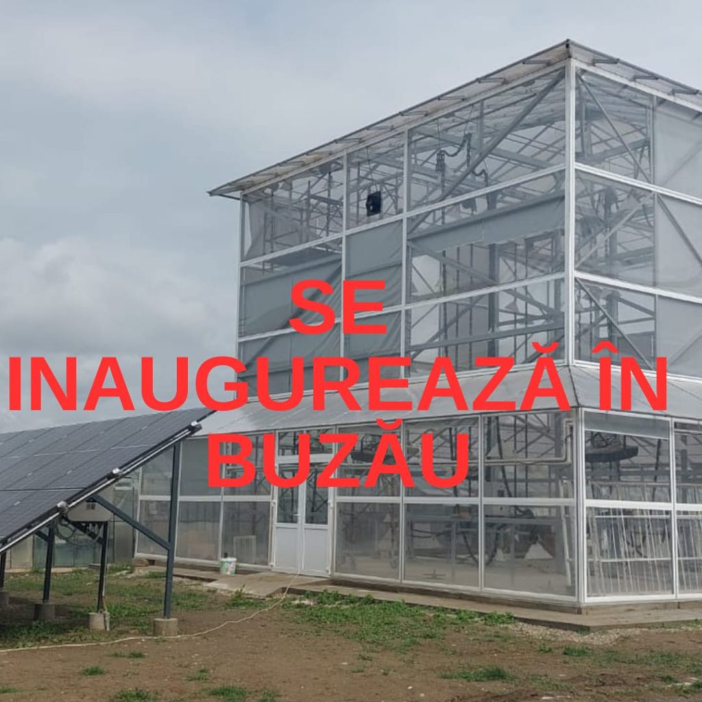 O altfel de seră, inaugurată la Stațiunea de Cercetare Legumicolă Buzău