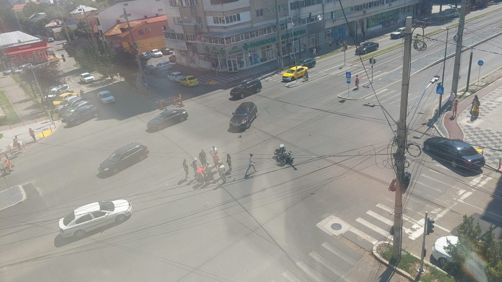 (FOTO) Accident cu două victime în municipiul Buzău