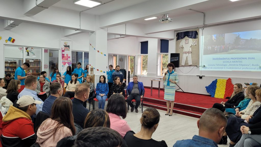 Zi festivă la Liceul Tehnologic „Dimitrie Filipescu”.  Programul „Meritas” împlinește doi ani