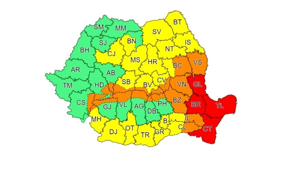 Meteorologii au schimbat codul de viscol! Vremea rămâne severă. Zeci de localități fără curent electric