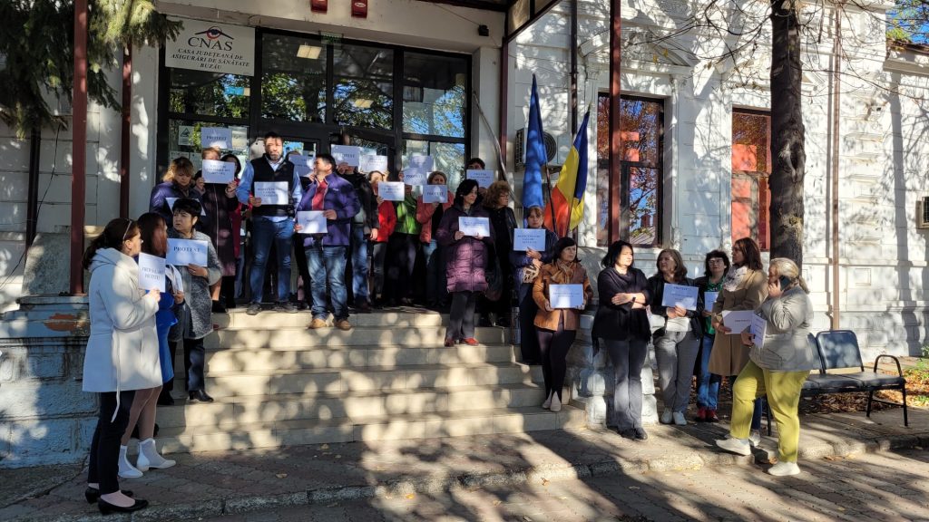 Protestul de la Casa de Asigurări de Sănătate s-a încheiat! Când va fi reluat programul cu publicul