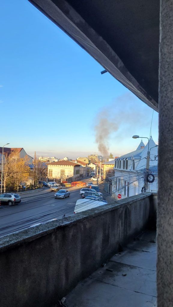 Nor de fum în Buzău. Care e cauza
