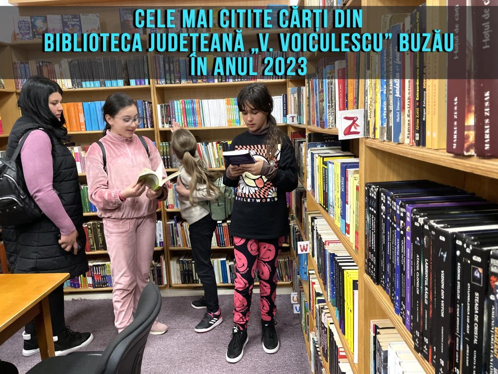 Ce au citit buzoienii în 2023. Care a fost cea mai căutată carte