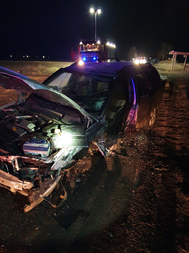 Accident cu 5 răniți pe  DN2C, la ieșire din Pogoanele
