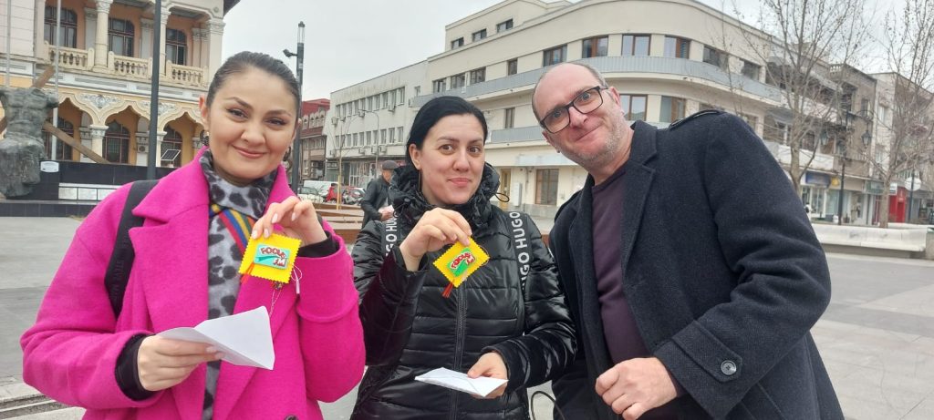 FOCUS FM a împărțit bucurie și mărțișoare pe 1 martie