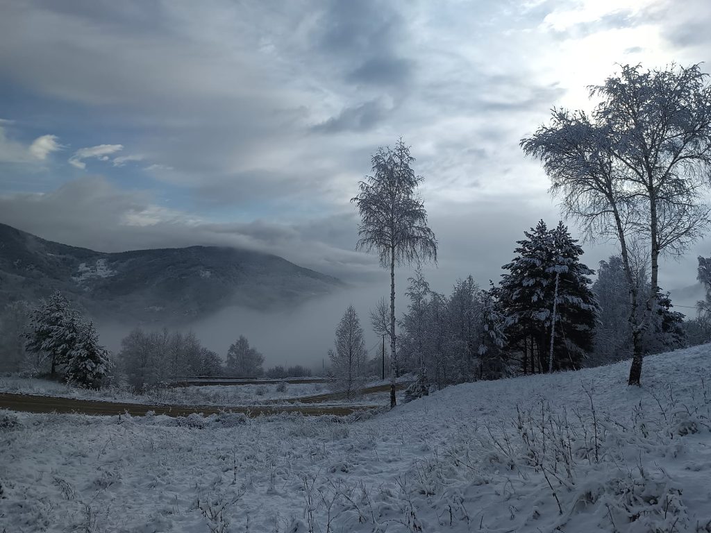 (GALERIE FOTO) Iarna pe uliță! Peisaje de poveste la munte