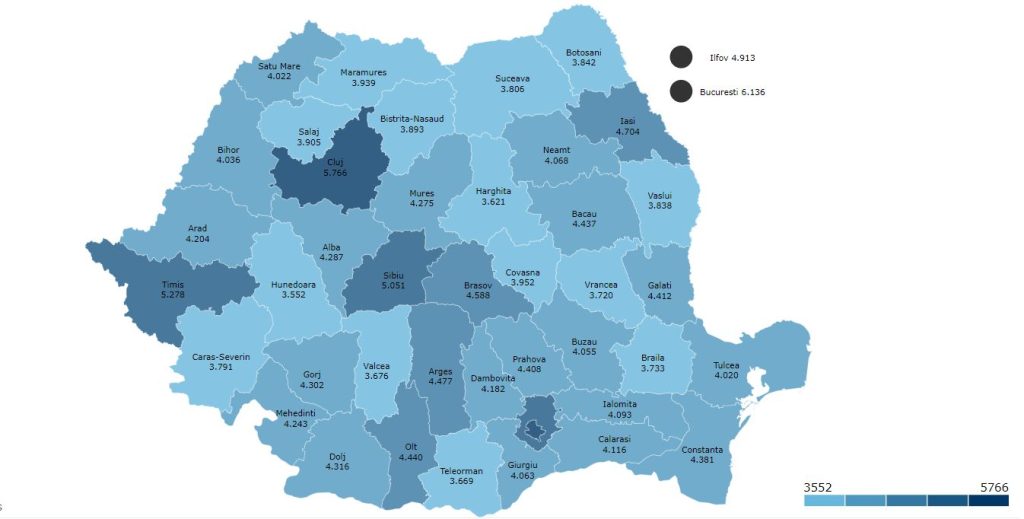 Harta salariilor din România. Unde se situează Buzăul în privința lefurilor plătite angajaților
