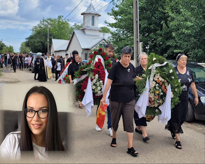 Diana, tânăra ucisă cu toporul de soț, înmormântată de ziua copilului ei. Mărturie: „În ultimele zile a fost fericită că își poate lua copilul înapoi”