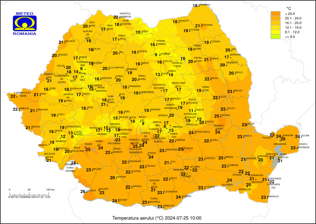 Buzăul, sub atenționare Cod Galben de vijelii