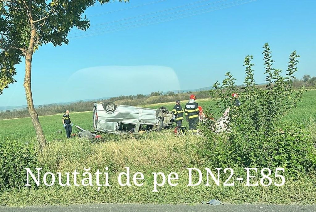 Val de accidente. 5 răniți pe E85