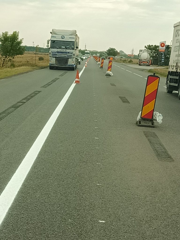 De astăzi, se schimbă regulile de circulație pe DN2, la ieșire din Buzău spre Ploiești