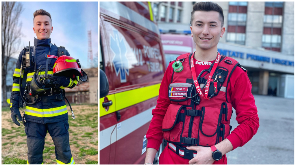 Fetiță salvată la limită în urma unui accident. Cine este Teodor, tânărul care face fapte bune în memoria mamei sale