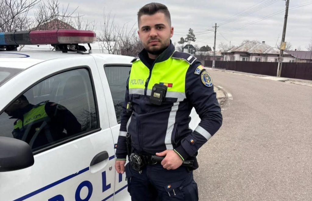 Veterana satului, salvată de cel mai tânăr șef de post din IPJ Buzău