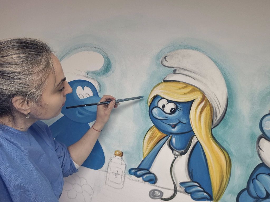 Noua secție UPU Pediatrie prinde culoare. ”Vom compune o poveste ce va fi citită cu sufletul de cei mici”